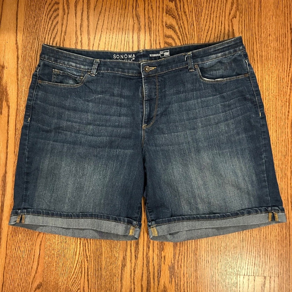 Sonoma Women's Bermuda Jean's Shorts size 20W